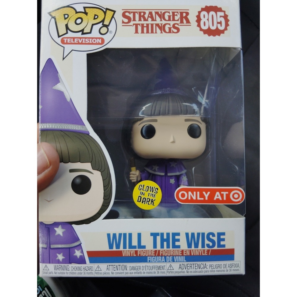 Funko Pop! Will The Wise #805 Stranger Things Glow in the Dark Target Exclusive